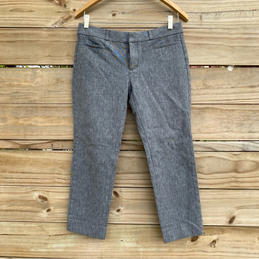 Banana Republic Sloan Cropped Grey Pants Petite 6